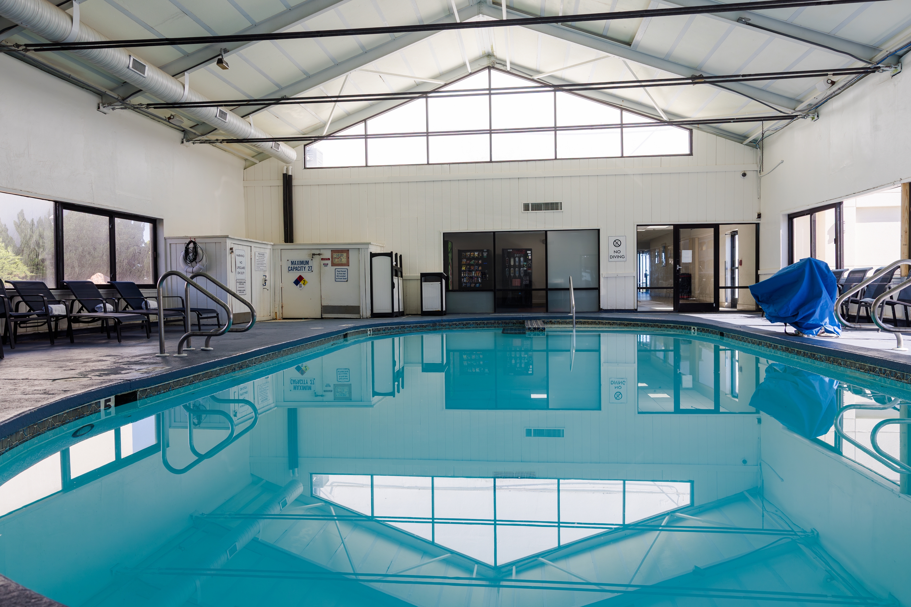 Pool at the Ramada Plaza by Wyndham Virginia Beach Oceanfront in Virginia Beach, Virginia