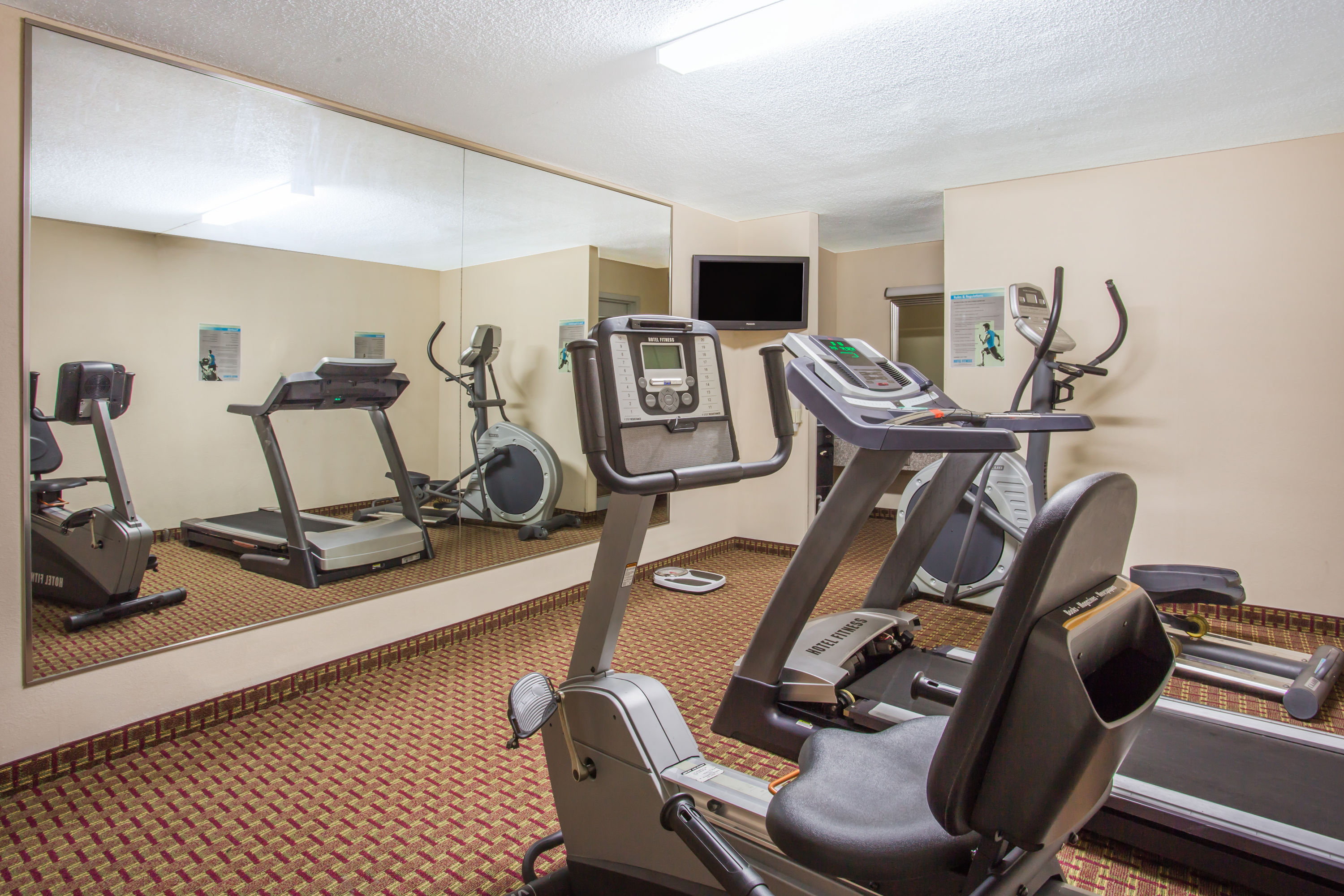 Fitness room at Ramada by Wyndham Wytheville in Wytheville, Virginia