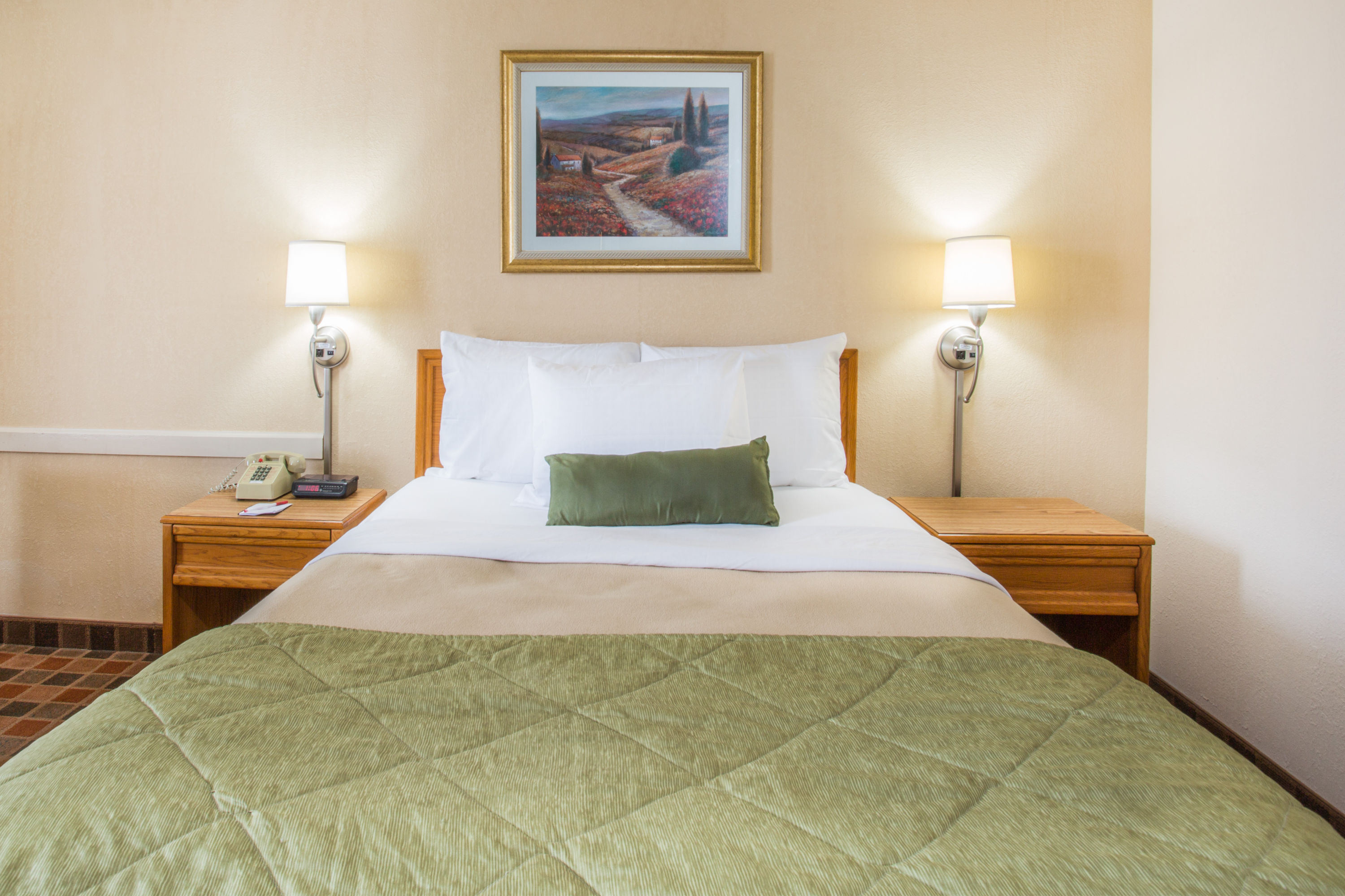 Guest room at the Ramada by Wyndham Wytheville in Wytheville, Virginia