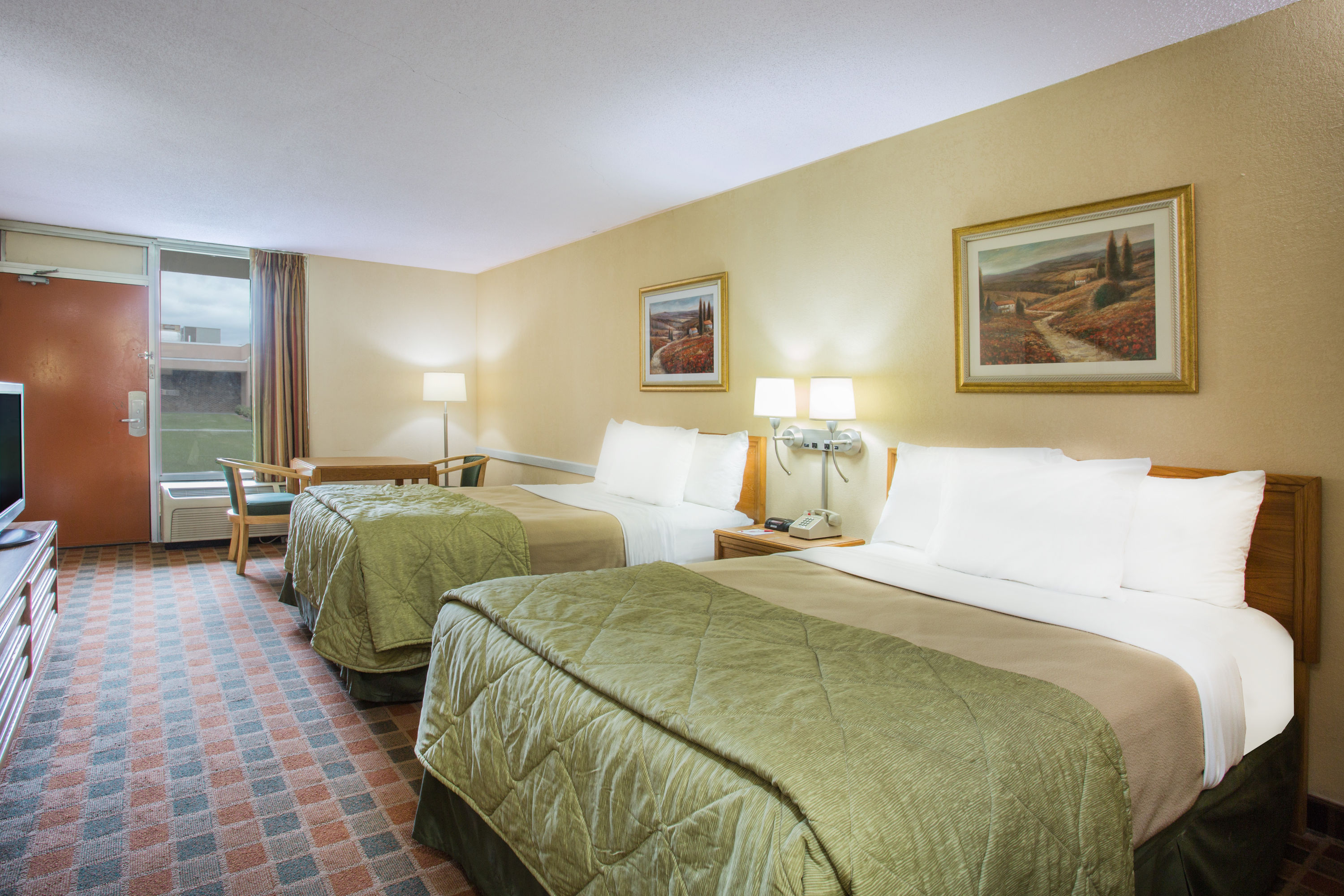 Guest room at the Ramada by Wyndham Wytheville in Wytheville, Virginia