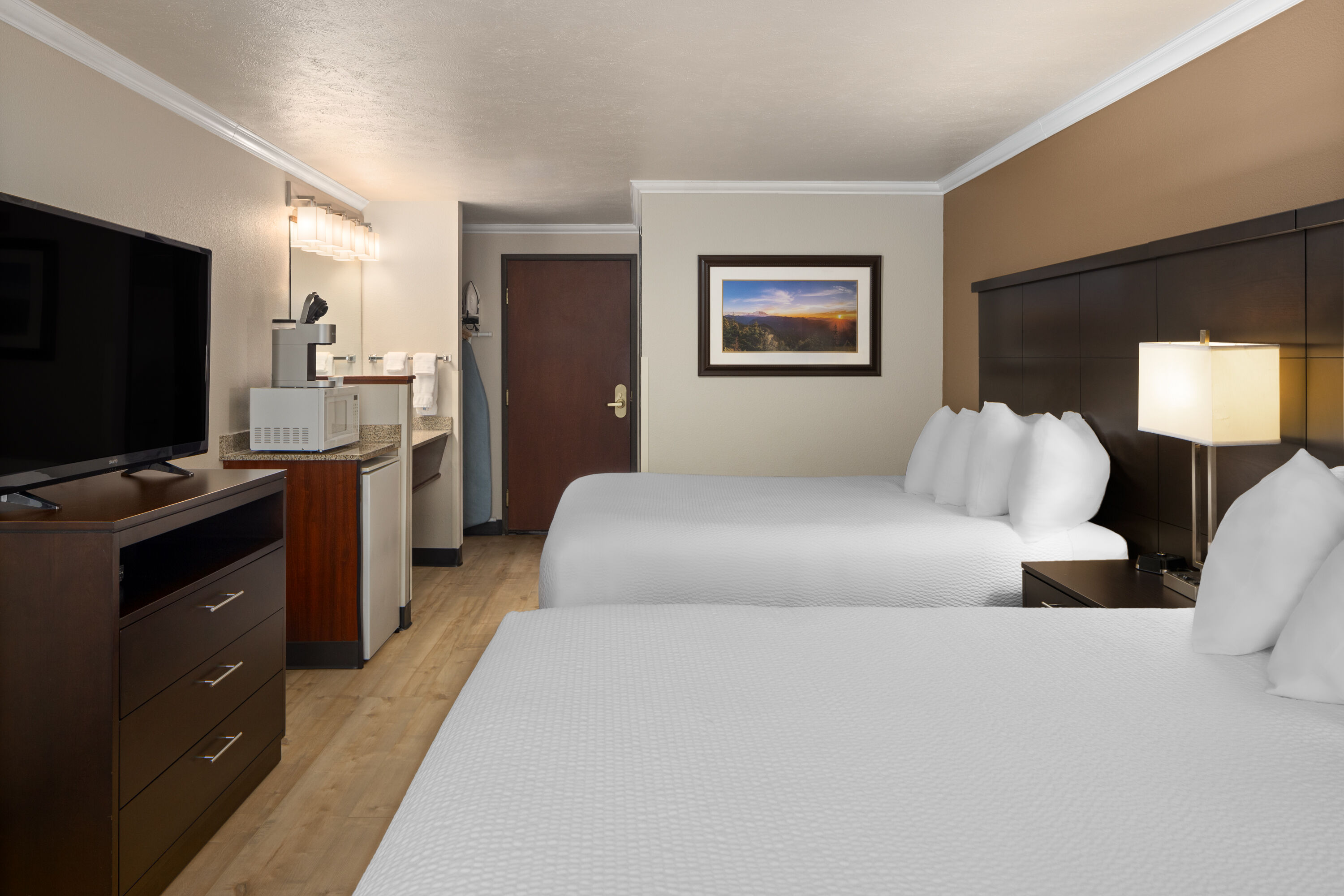 Guest room at the Ramada by Wyndham Moses Lake in Moses Lake, Washington