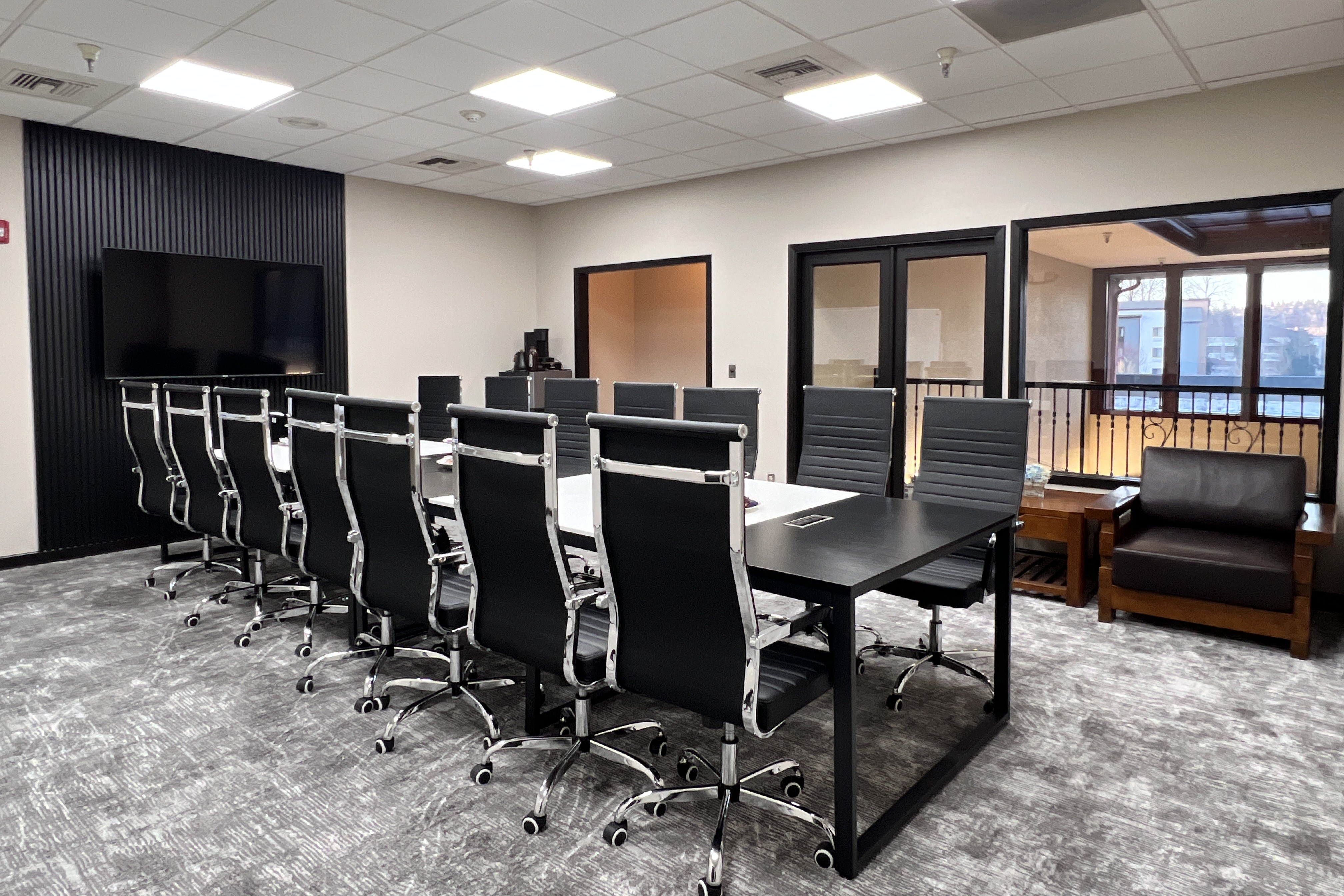 Conference room at Ramada by Wyndham Tukwila Southcenter in Tukwila, Washington