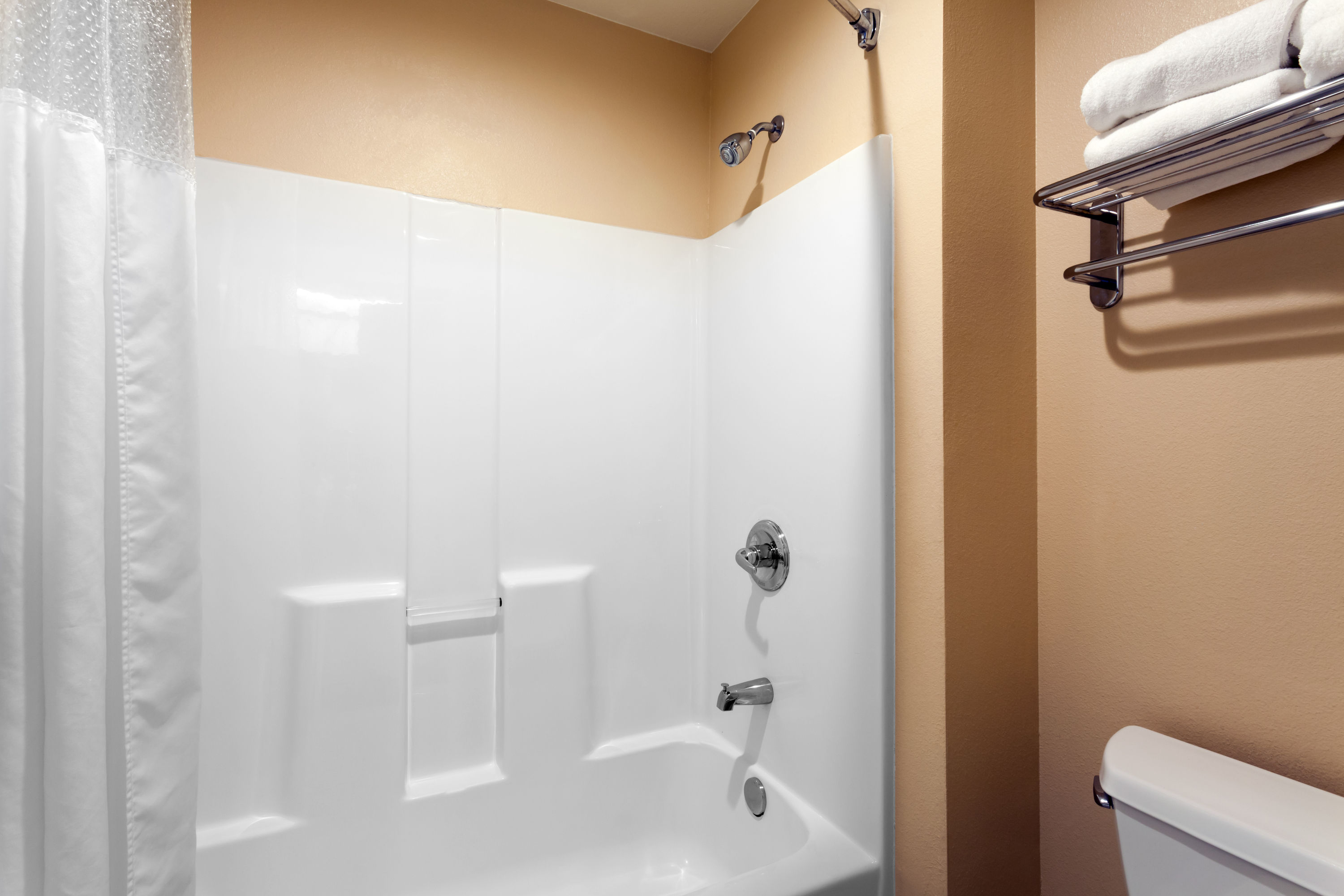 Guest room at the Ramada by Wyndham SeaTac Airport North in Tukwila, Washington