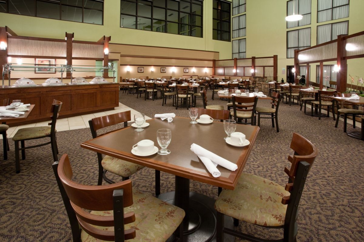 Free breakfast at Ramada Plaza by Wyndham Sheridan Hotel & Convention Center in Sheridan, Wyoming