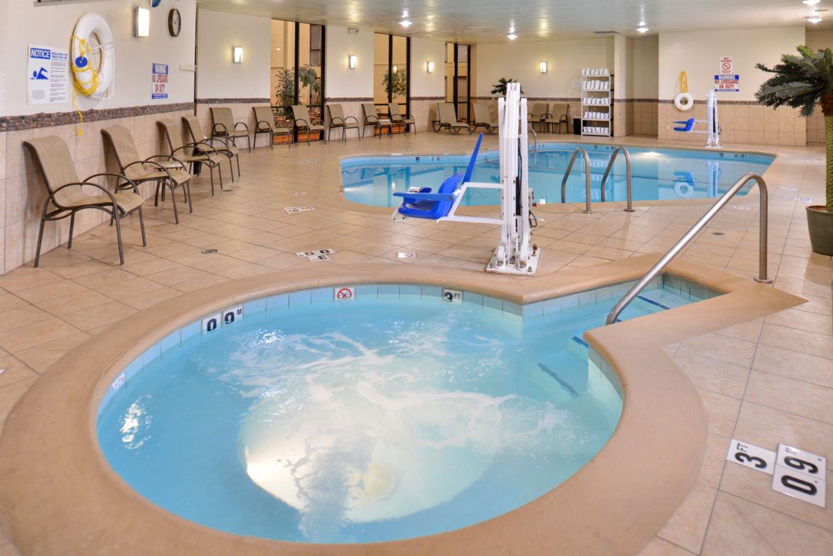 Hot tub at the Ramada Plaza by Wyndham Sheridan Hotel & Convention Center in Sheridan, Wyoming