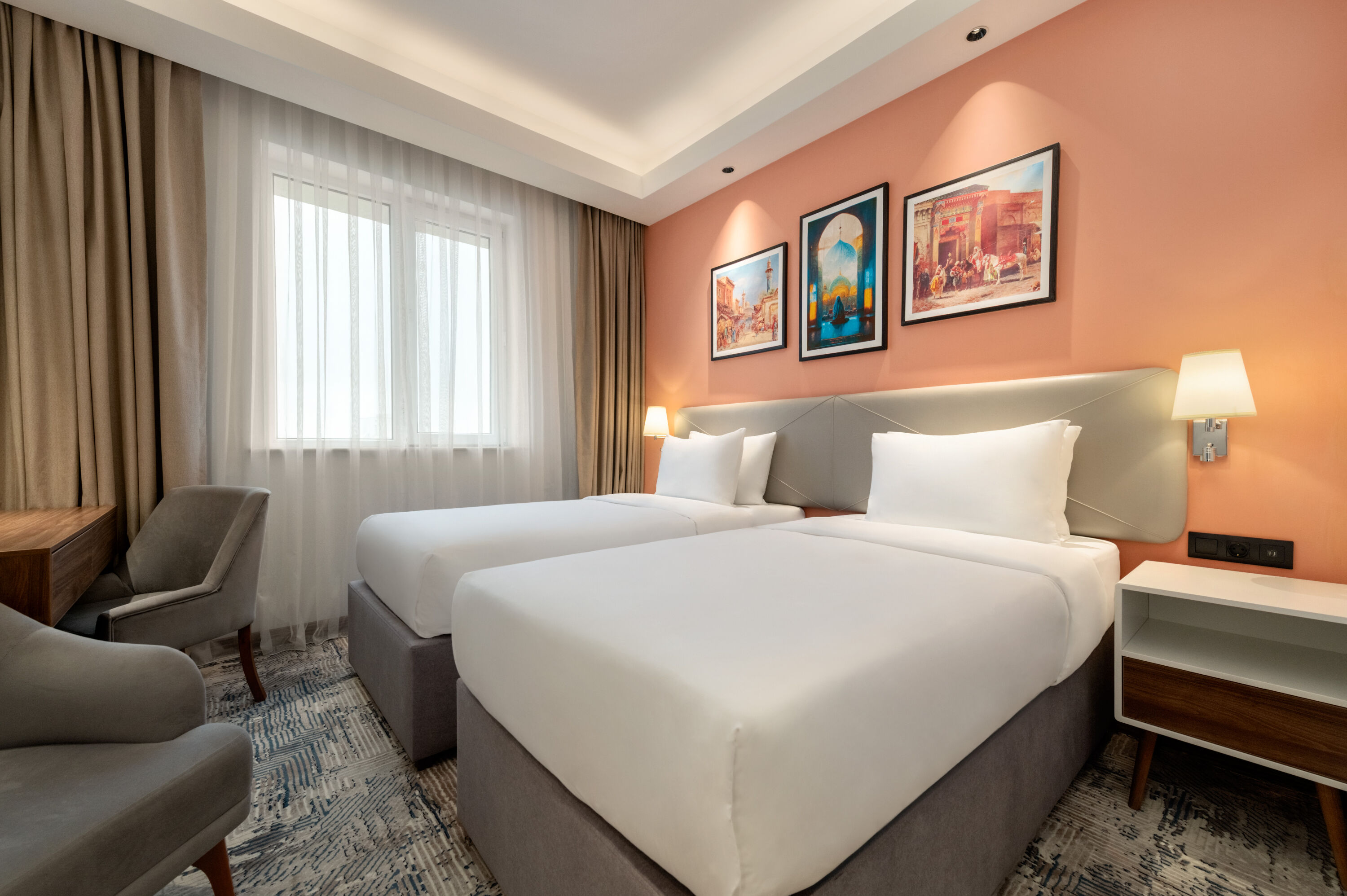 Guest room at the Ramada Encore by Wyndham Bukhara in Bukhara, Other than US/Canada
