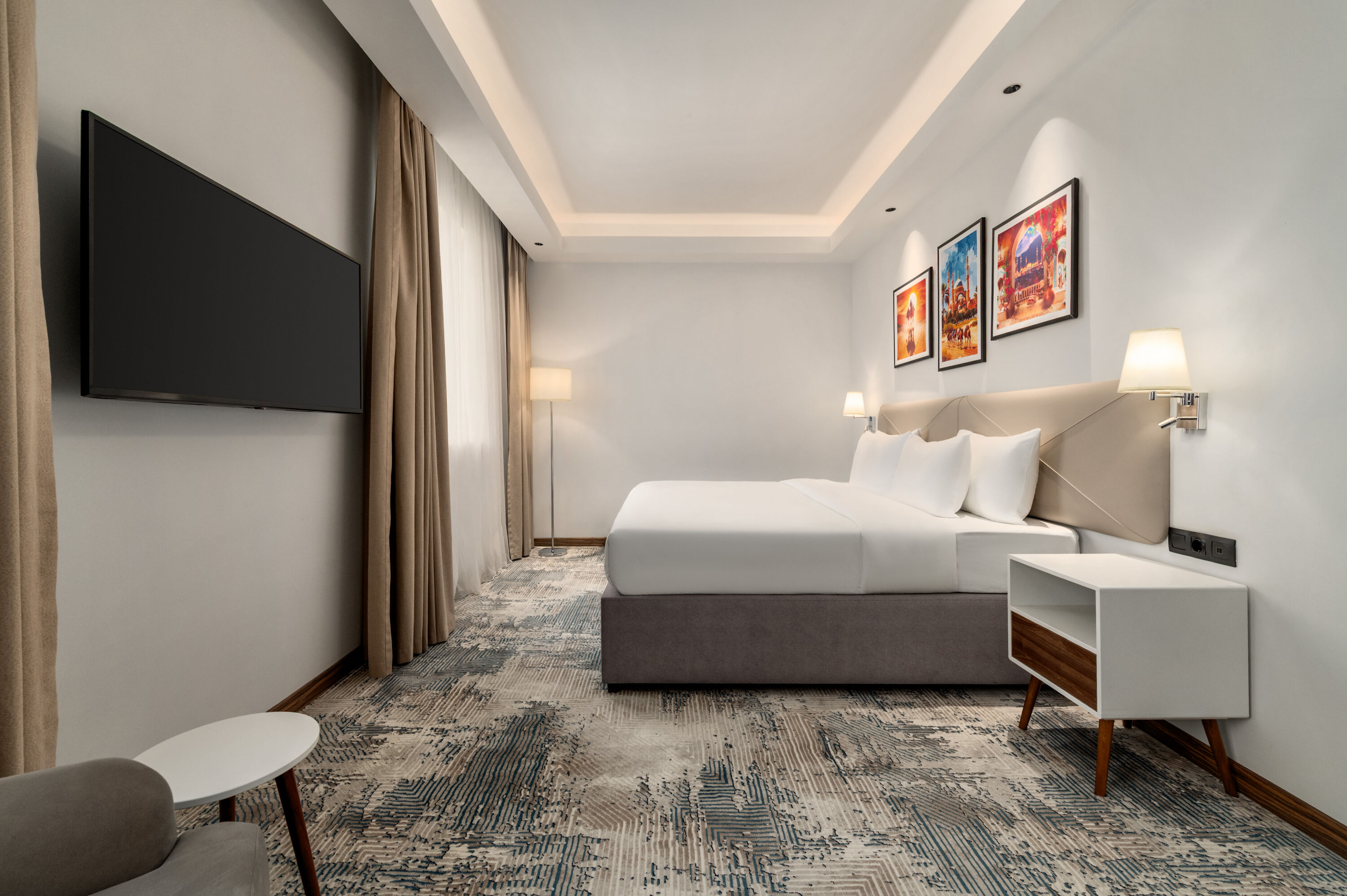 Guest room at the Ramada Encore by Wyndham Bukhara in Bukhara, Other than US/Canada