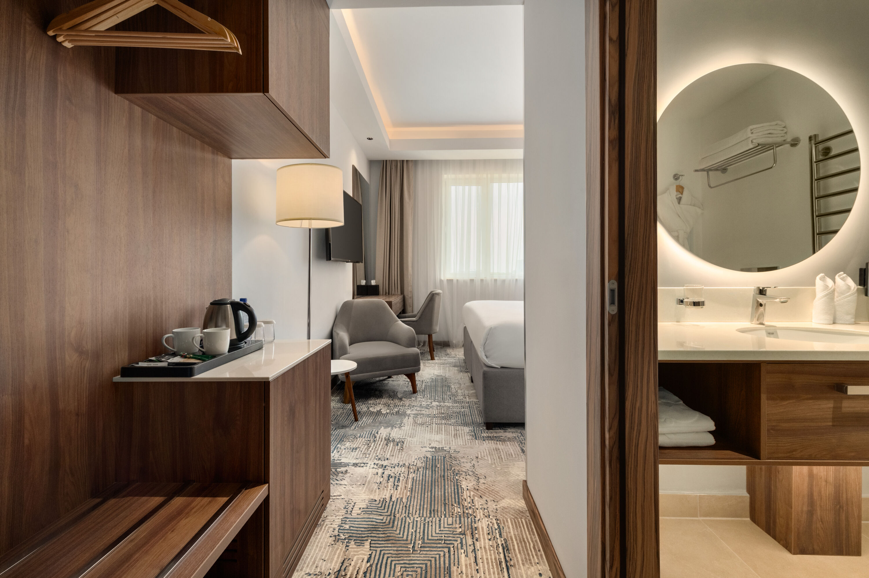 Guest room at the Ramada Encore by Wyndham Bukhara in Bukhara, Other than US/Canada