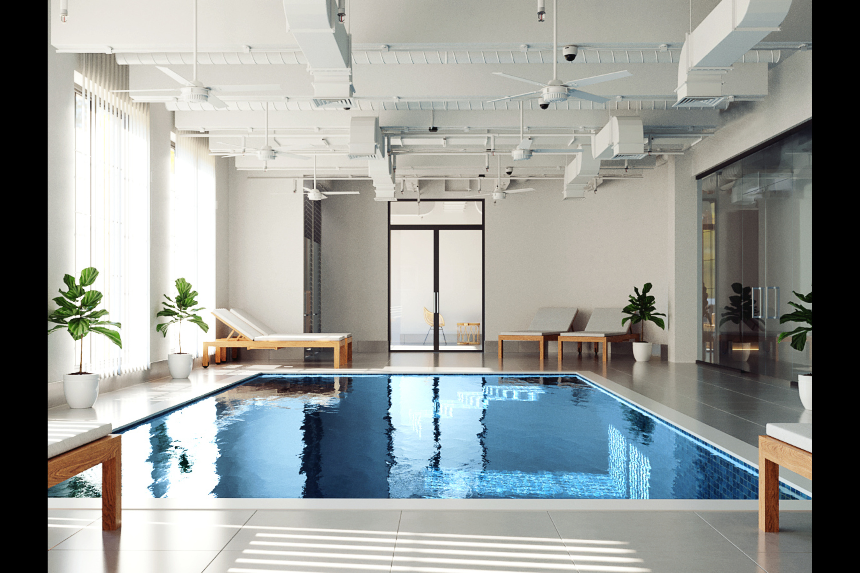Indoor pool at the Ramada Encore by Wyndham Bukhara in Bukhara, Other than US/Canada