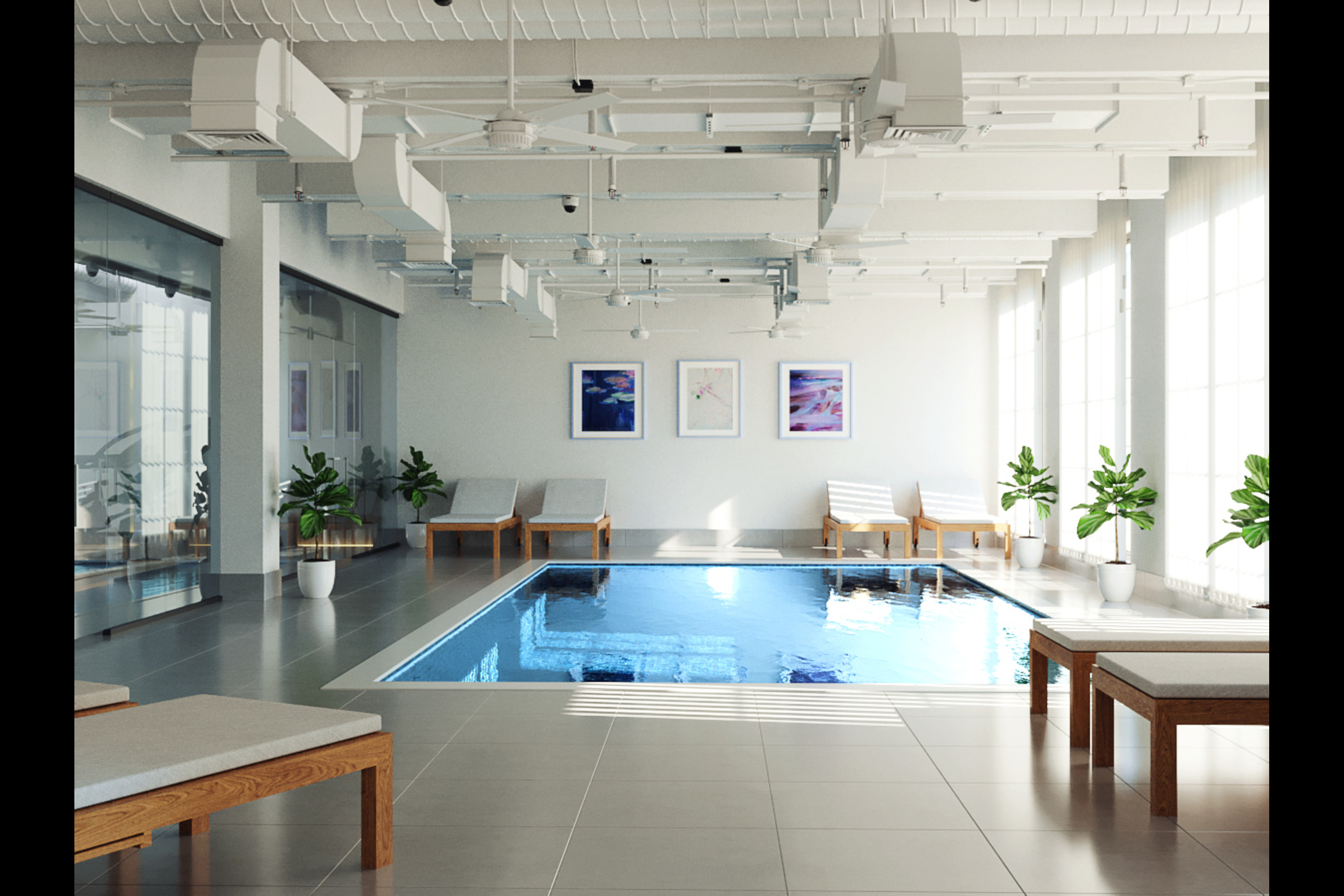 Indoor pool at the Ramada Encore by Wyndham Bukhara in Bukhara, Other than US/Canada