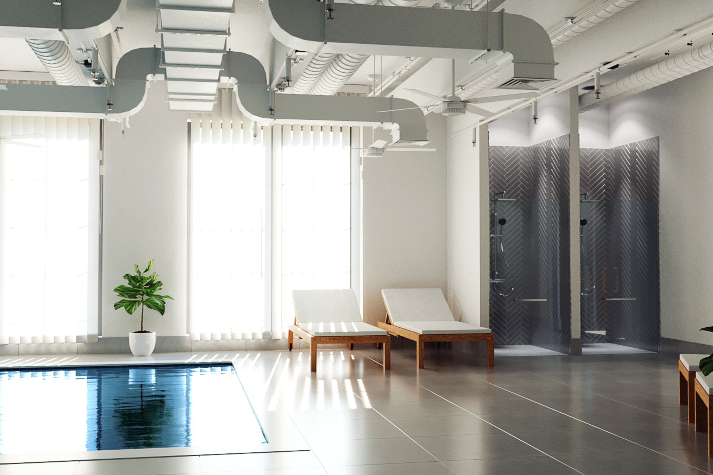 Indoor pool at the Ramada Encore by Wyndham Bukhara in Bukhara, Other than US/Canada