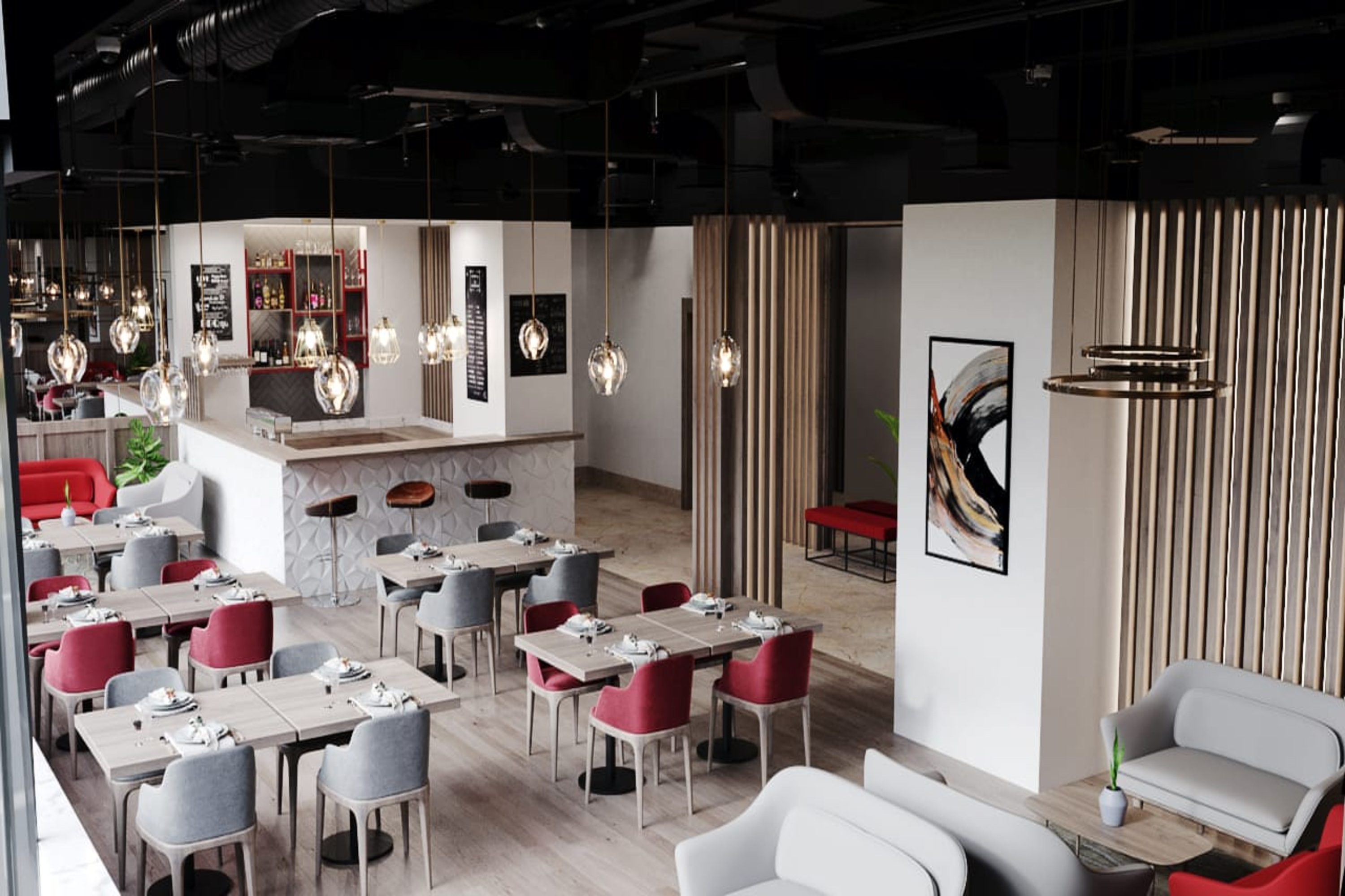 Bar at Ramada Encore by Wyndham Bukhara in Bukhara, Other than US/Canada