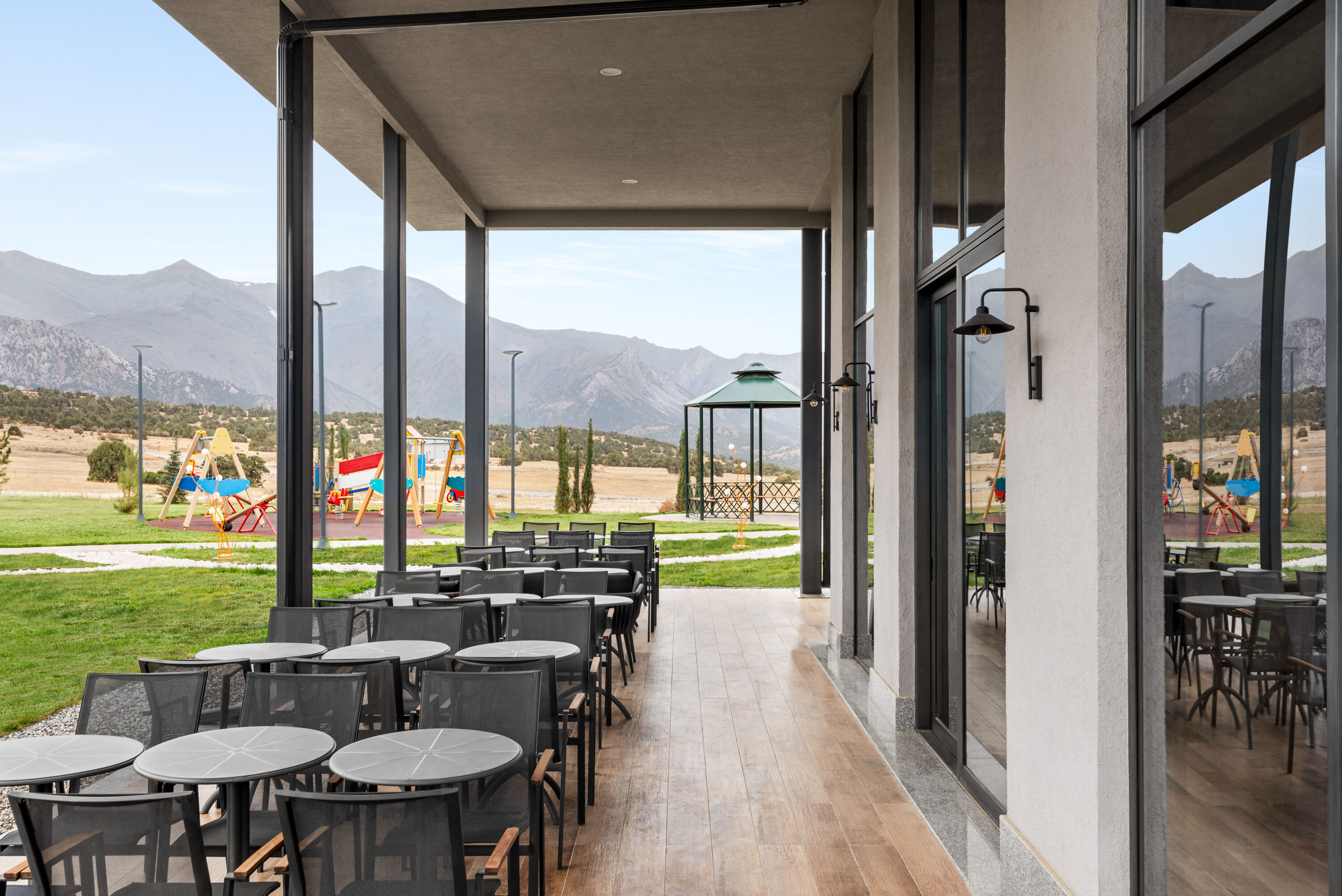 Ramada Encore by Wyndham Zomin restaurant main dining in Sufa Zaamin District, Other than US/Canada