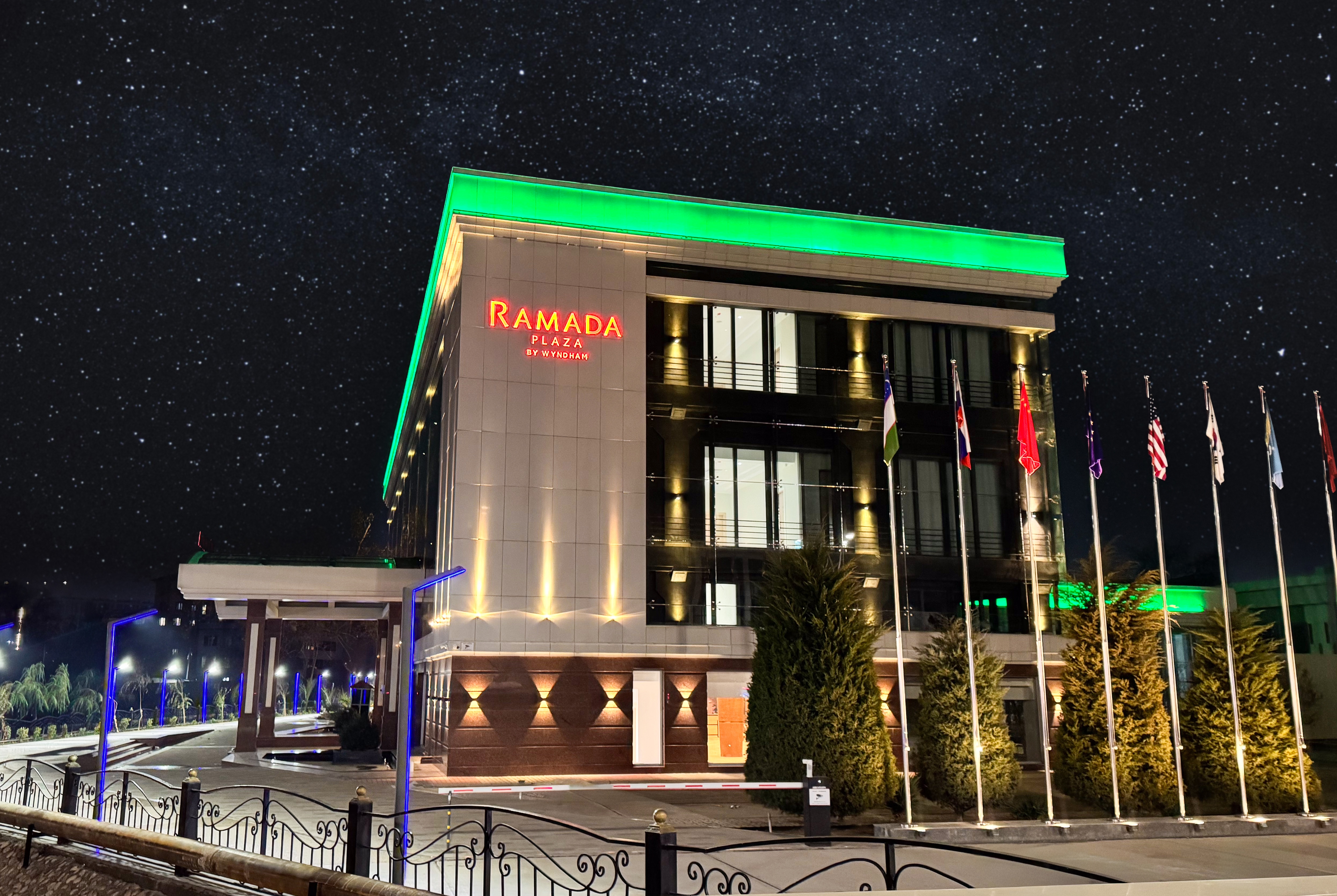Exterior of Ramada Plaza by Wyndham Tashkent Airport hotel in Tashkent, Other than US/Canada