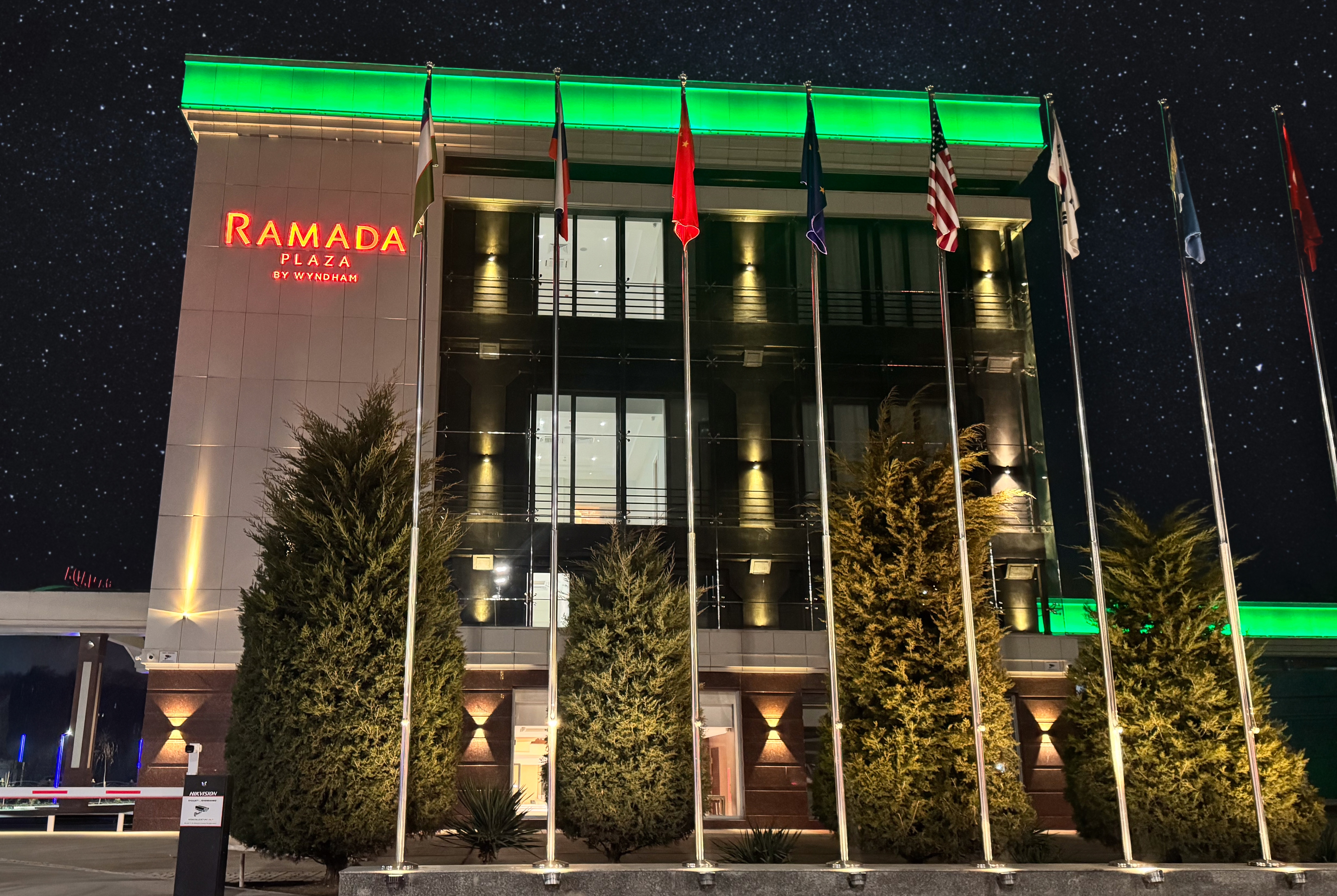 Exterior of Ramada Plaza by Wyndham Tashkent Airport hotel in Tashkent, Other than US/Canada