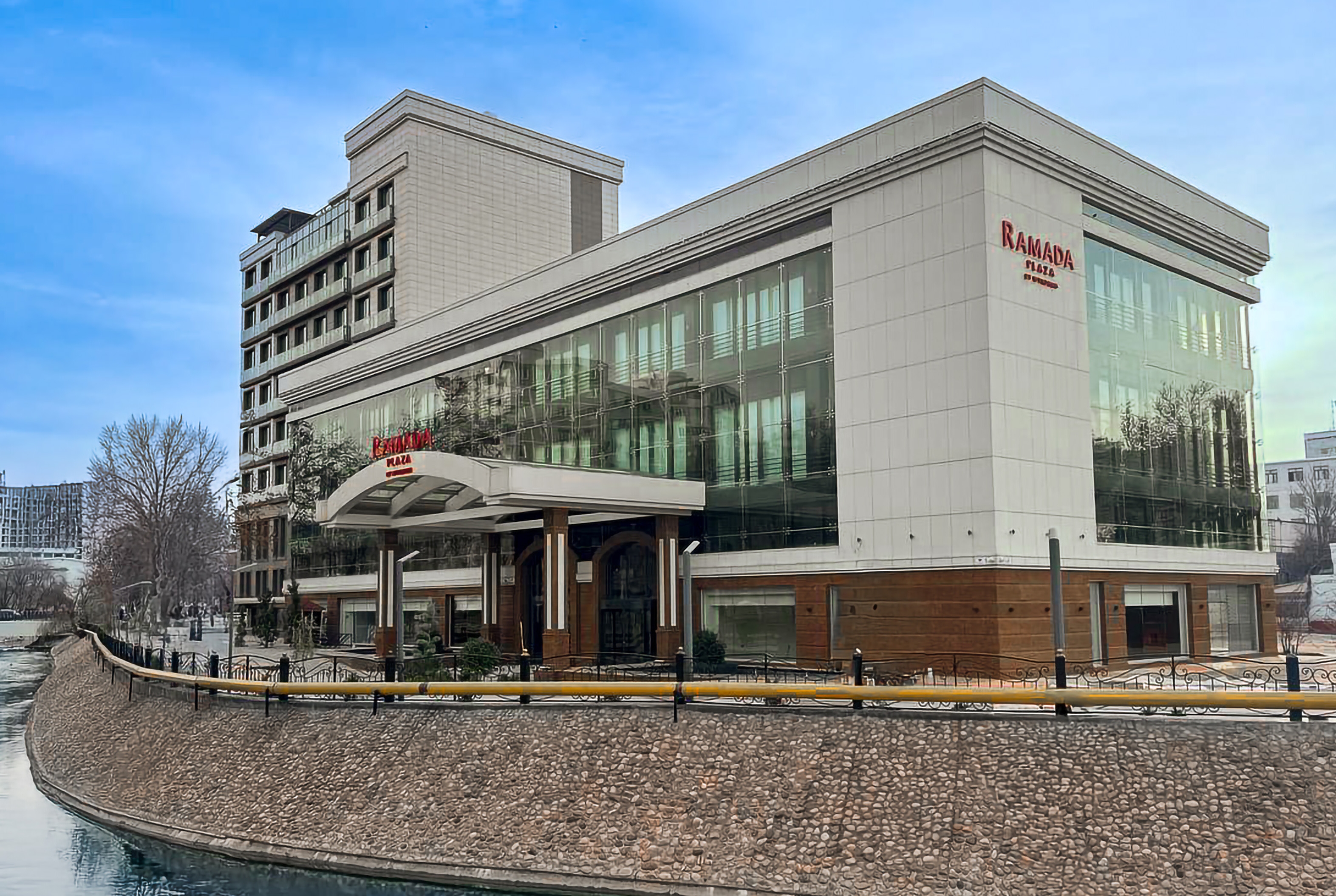 Exterior of Ramada Plaza by Wyndham Tashkent Airport hotel in Tashkent, Other than US/Canada