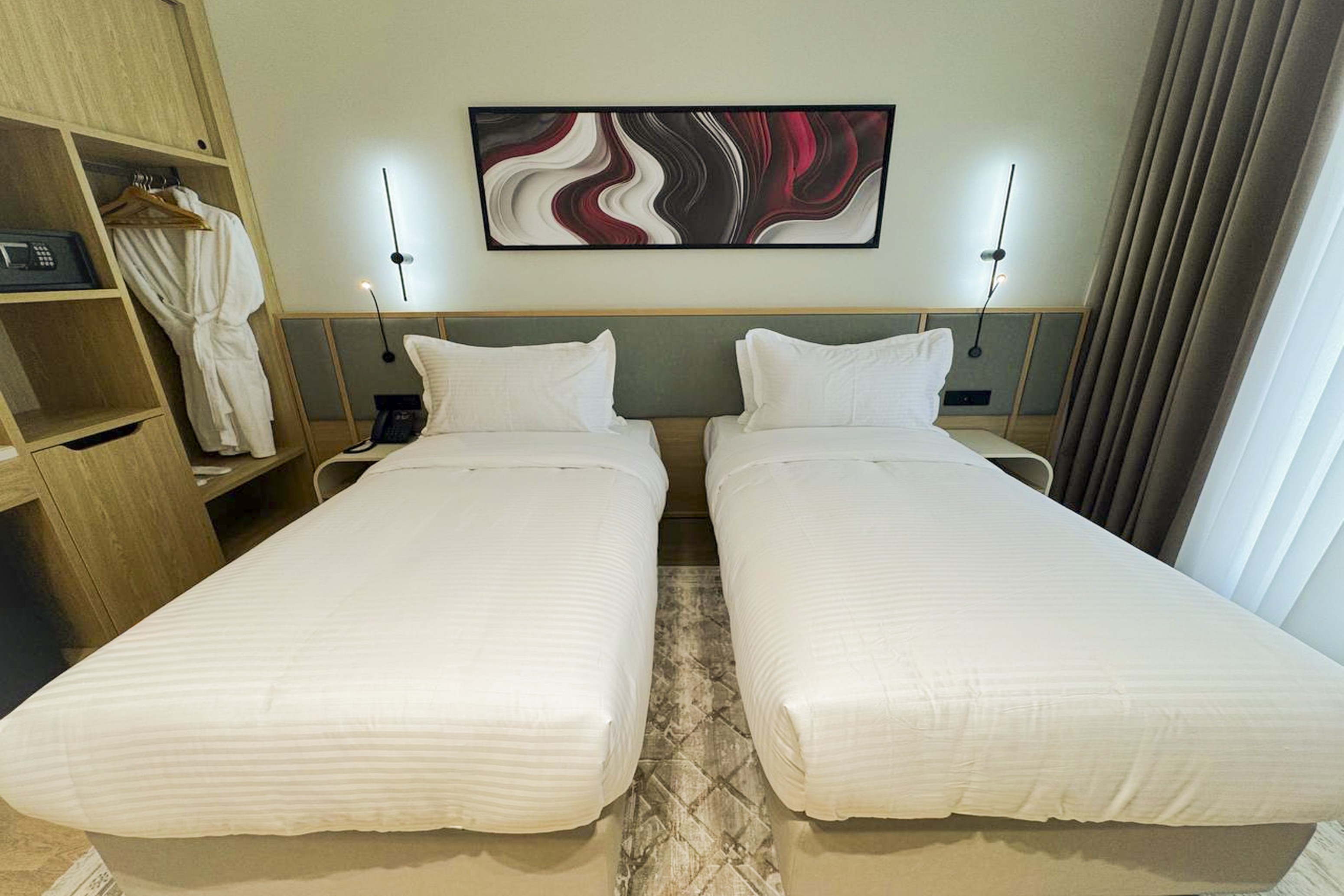 Guest room at the Ramada Plaza by Wyndham Tashkent Airport in Tashkent, Other than US/Canada