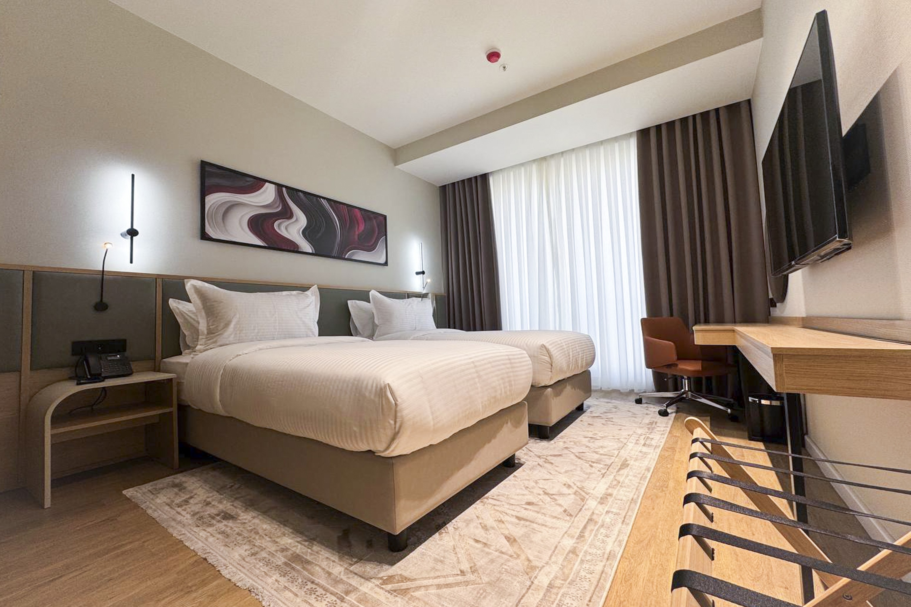 Guest room at the Ramada Plaza by Wyndham Tashkent Airport in Tashkent, Other than US/Canada