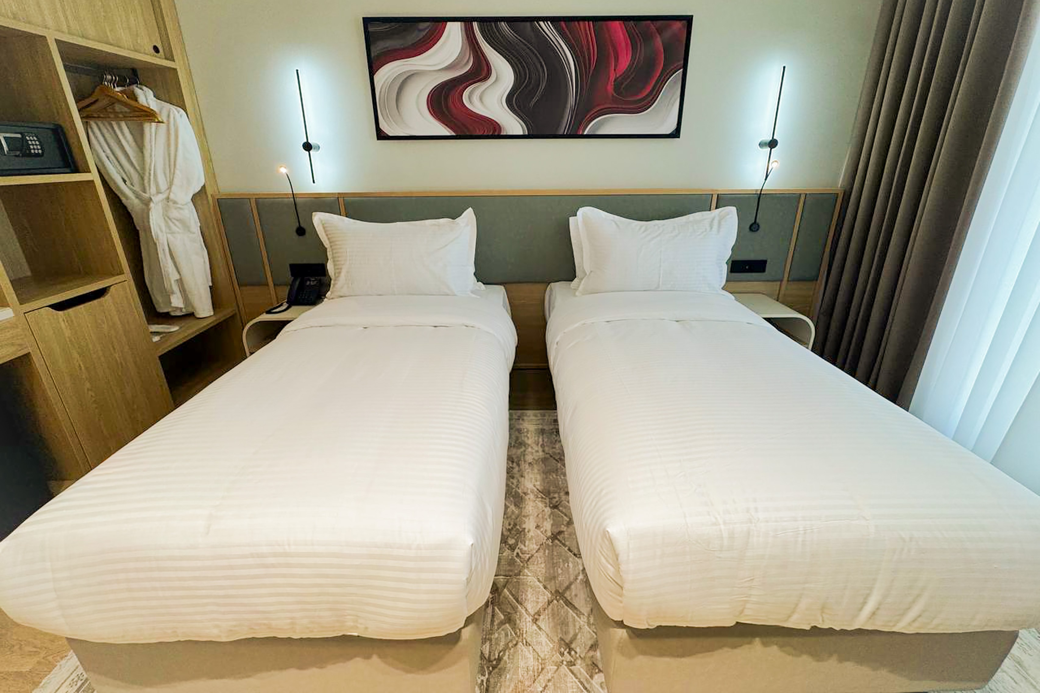 Guest room at the Ramada Plaza by Wyndham Tashkent Airport in Tashkent, Other than US/Canada