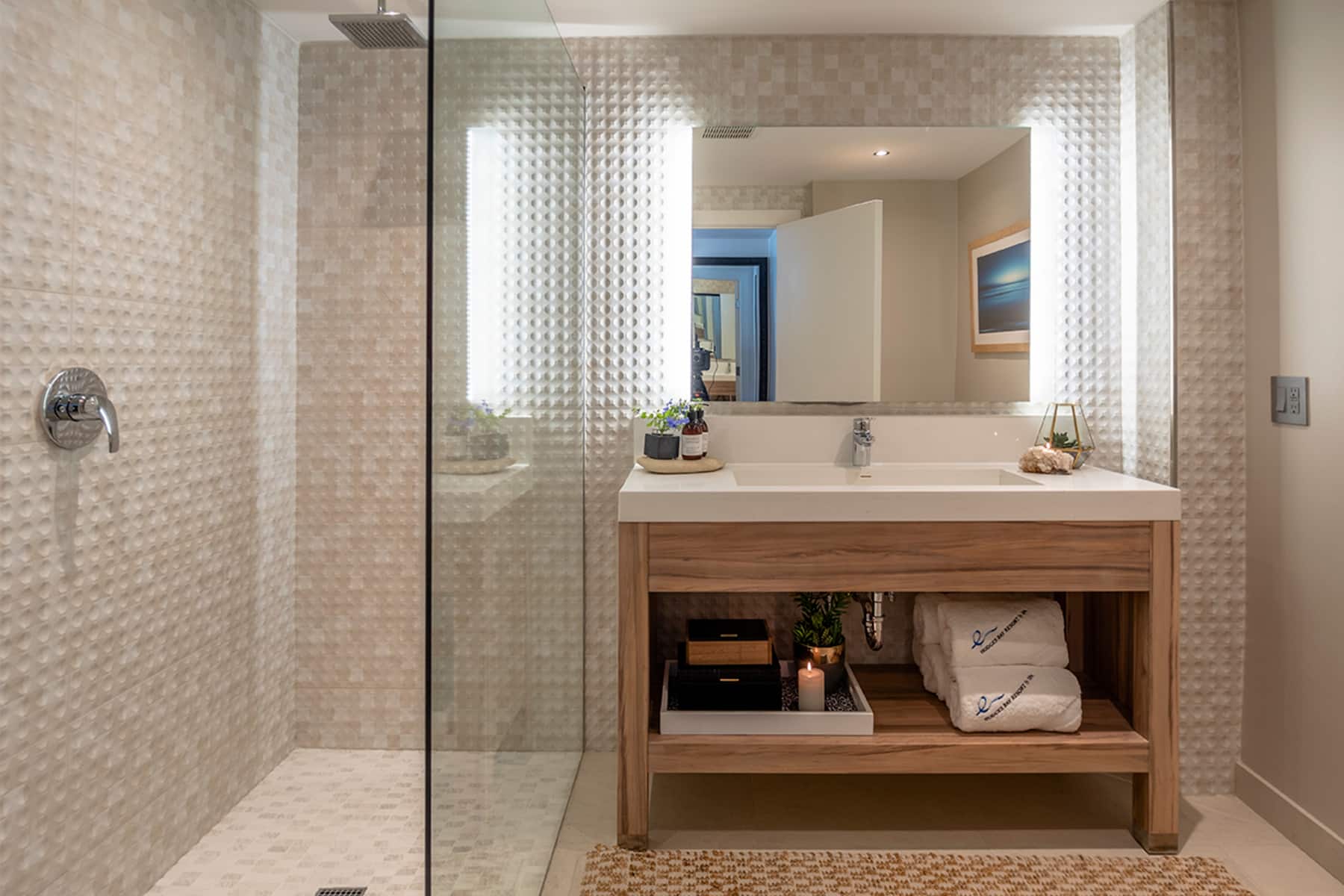 Guest room bath at the Hodges Bay Resort & Spa, an HQ Luxury Resort & Residences in St. Johns, Other than US/Canada