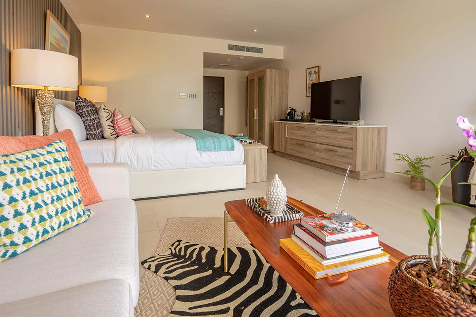 Guest room at the Hodges Bay Resort & Spa, an HQ Luxury Resort & Residences in St. Johns, Other than US/Canada