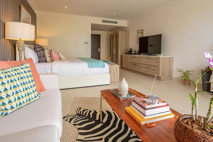 Guest room at the Hodges Bay Resort & Spa, an HQ Luxury Resort & Residences in St. Johns, Other than US/Canada