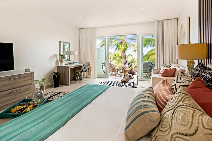 Guest room at the Hodges Bay Resort & Spa, an HQ Luxury Resort & Residences in St. Johns, Other than US/Canada