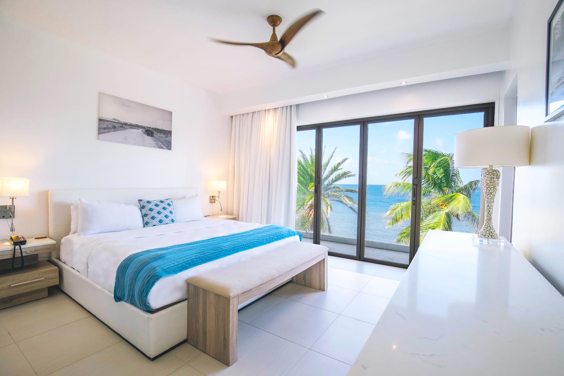 Guest room at the Hodges Bay Resort & Spa, an HQ Luxury Resort & Residences in St. Johns, Other than US/Canada