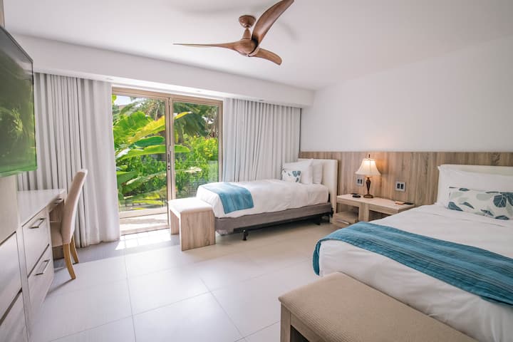Guest room at the Hodges Bay Resort & Spa, an HQ Luxury Resort & Residences in St. Johns, Other than US/Canada