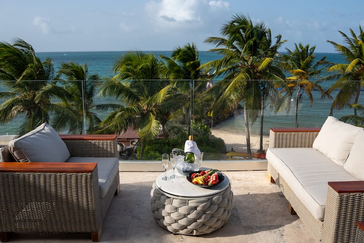 Guest room at the Hodges Bay Resort & Spa, an HQ Luxury Resort & Residences in St. Johns, Other than US/Canada