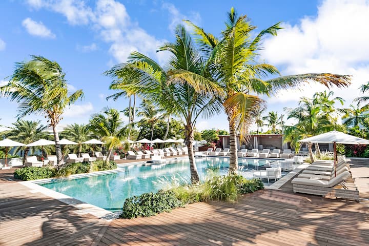Pool at the Hodges Bay Resort & Spa, an HQ Luxury Resort & Residences in St. Johns, Other than US/Canada