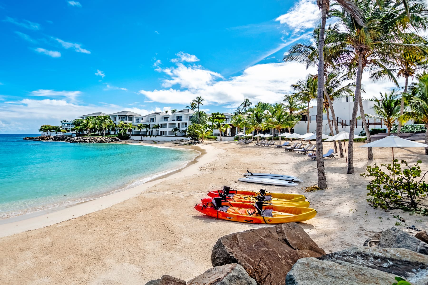 Exterior of Hodges Bay Resort & Spa, an HQ Luxury Resort & Residences hotel in St. Johns, Other than US/Canada