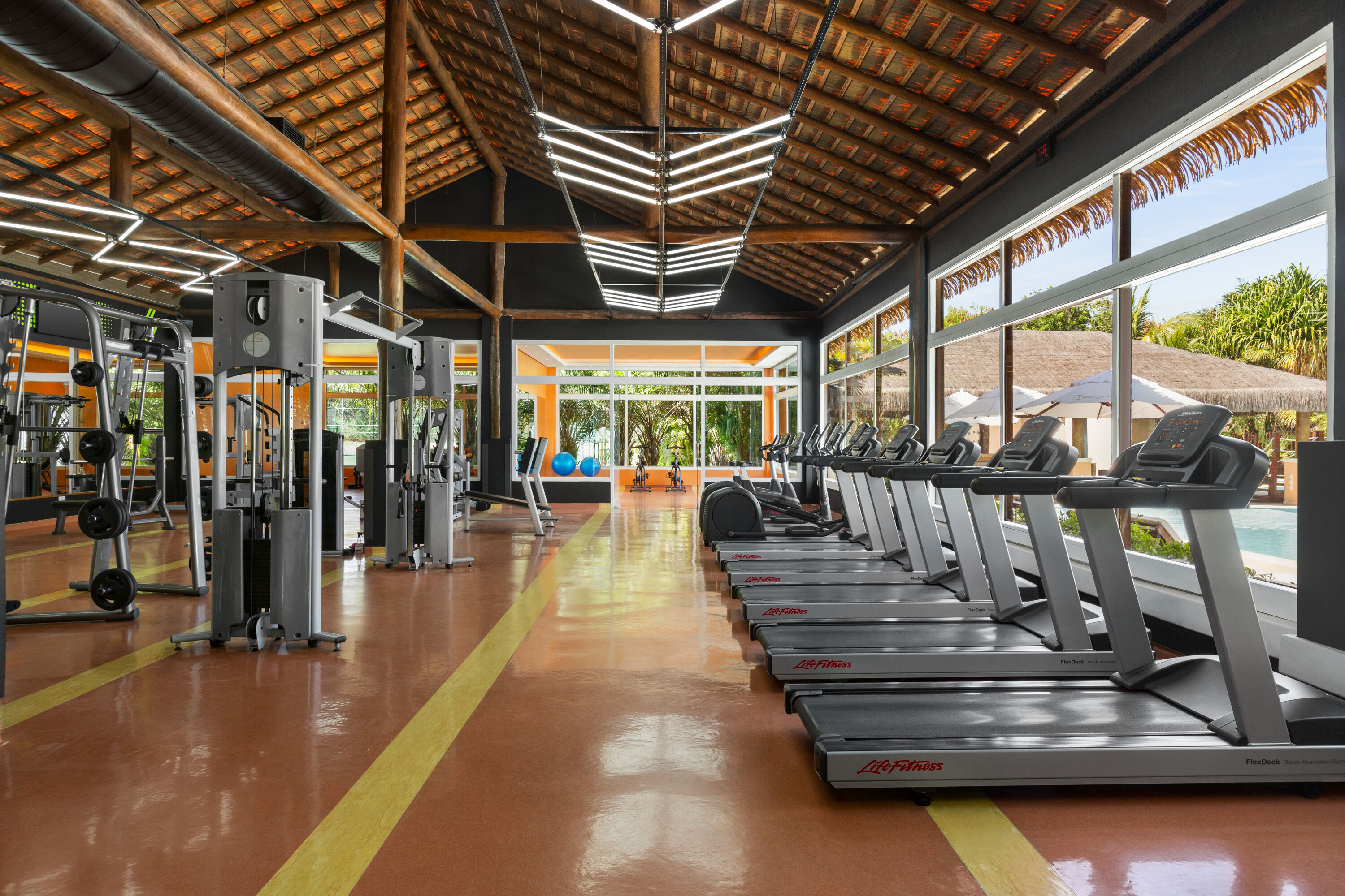 Fitness room at Grand Palladium Imbassai, All Inclusive Resort & Spa in Imbassai, Other than US/Canada