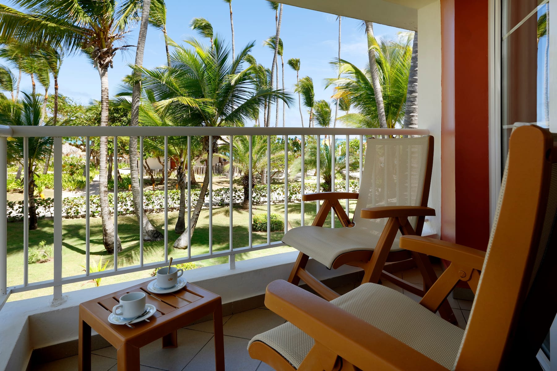 Guest room patio at the Grand Palladium Select Bavaro, All Inclusive Resort & Spa in Punta Cana, Other than US/Canada
