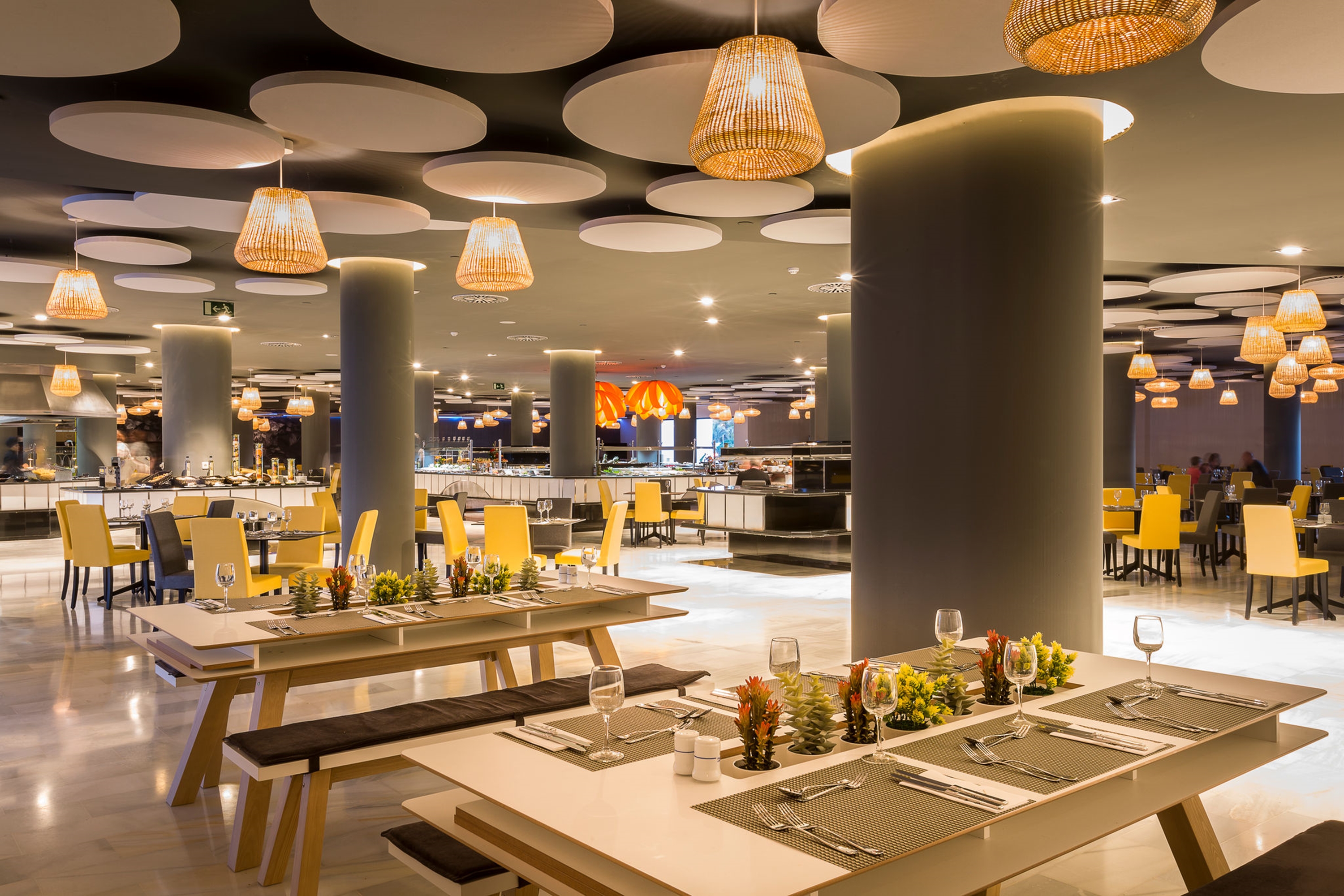 Grand Palladium White Island Resort & Spa restaurant in Sant Jordi De Ses Salines, Other than US/Canada