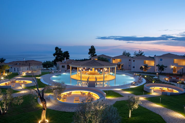 Pool bar at the Ajul Luxury Hotel & Spa Resort, A Registry Collection Hotel in Agia Paraskevi Chalikidi, Other than US/Canada