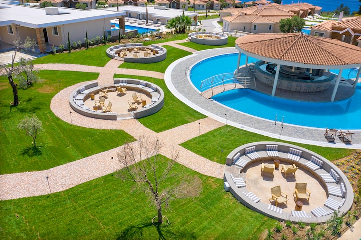 Pool bar at the Ajul Luxury Hotel & Spa Resort, A Registry Collection Hotel in Agia Paraskevi Chalikidi, Other than US/Canada
