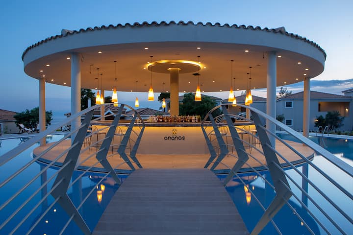 Pool bar at the Ajul Luxury Hotel & Spa Resort, A Registry Collection Hotel in Agia Paraskevi Chalikidi, Other than US/Canada