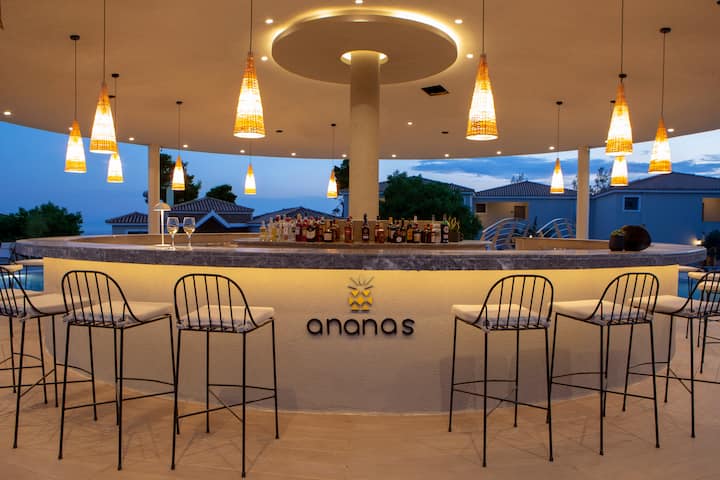 Pool bar at the Ajul Luxury Hotel & Spa Resort, A Registry Collection Hotel in Agia Paraskevi Chalikidi, Other than US/Canada