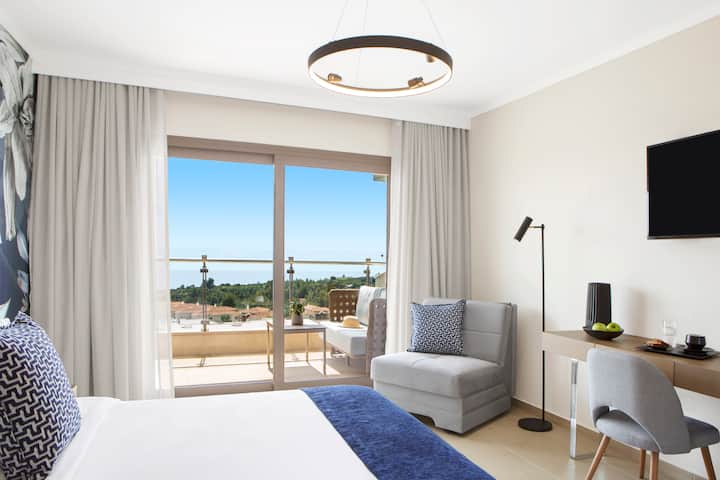 Guest room at the Ajul Luxury Hotel & Spa Resort, A Registry Collection Hotel in Agia Paraskevi Chalikidi, Other than US/Canada