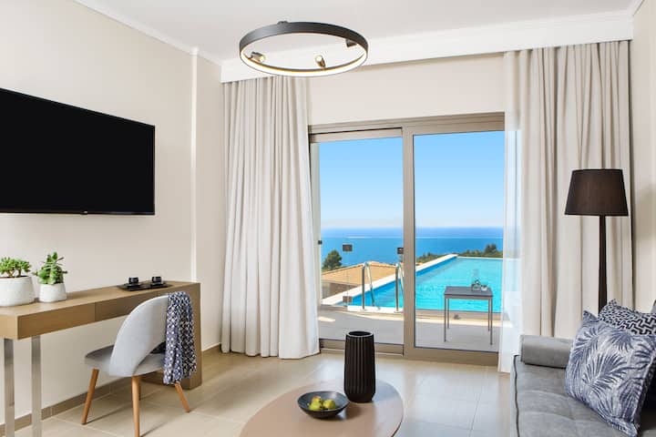 Guest room at the Ajul Luxury Hotel & Spa Resort, A Registry Collection Hotel in Agia Paraskevi Chalikidi, Other than US/Canada