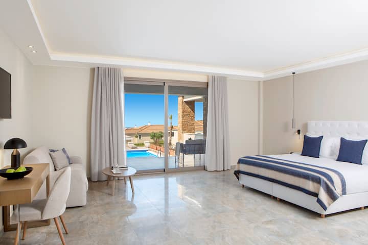 Guest room at the Ajul Luxury Hotel & Spa Resort, A Registry Collection Hotel in Agia Paraskevi Chalikidi, Other than US/Canada