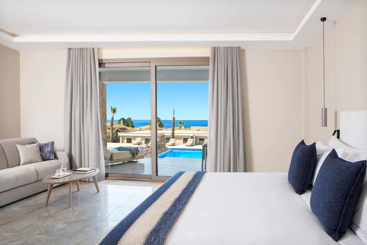 Guest room at the Ajul Luxury Hotel & Spa Resort, A Registry Collection Hotel in Agia Paraskevi Chalikidi, Other than US/Canada