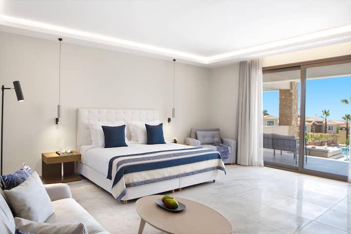 Guest room at the Ajul Luxury Hotel & Spa Resort, A Registry Collection Hotel in Agia Paraskevi Chalikidi, Other than US/Canada
