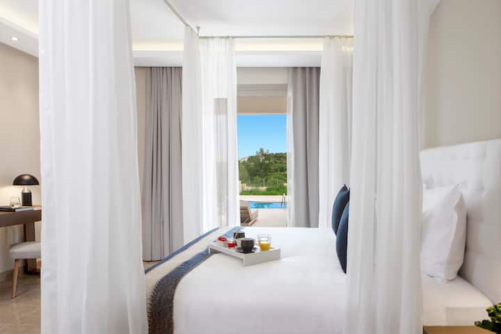 Guest room at the Ajul Luxury Hotel & Spa Resort, A Registry Collection Hotel in Agia Paraskevi Chalikidi, Other than US/Canada