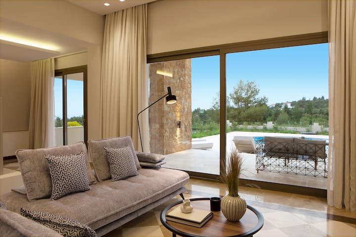 Guest room at the Ajul Luxury Hotel & Spa Resort, A Registry Collection Hotel in Agia Paraskevi Chalikidi, Other than US/Canada