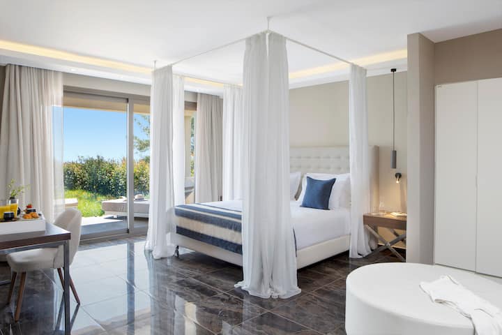 Guest room at the Ajul Luxury Hotel & Spa Resort, A Registry Collection Hotel in Agia Paraskevi Chalikidi, Other than US/Canada