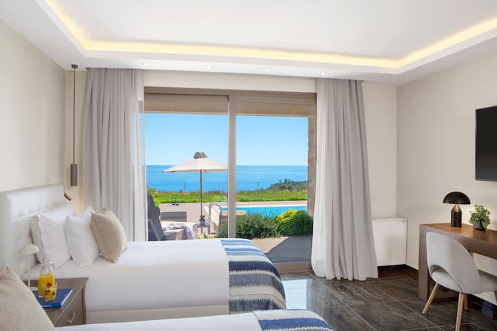 Guest room at the Ajul Luxury Hotel & Spa Resort, A Registry Collection Hotel in Agia Paraskevi Chalikidi, Other than US/Canada