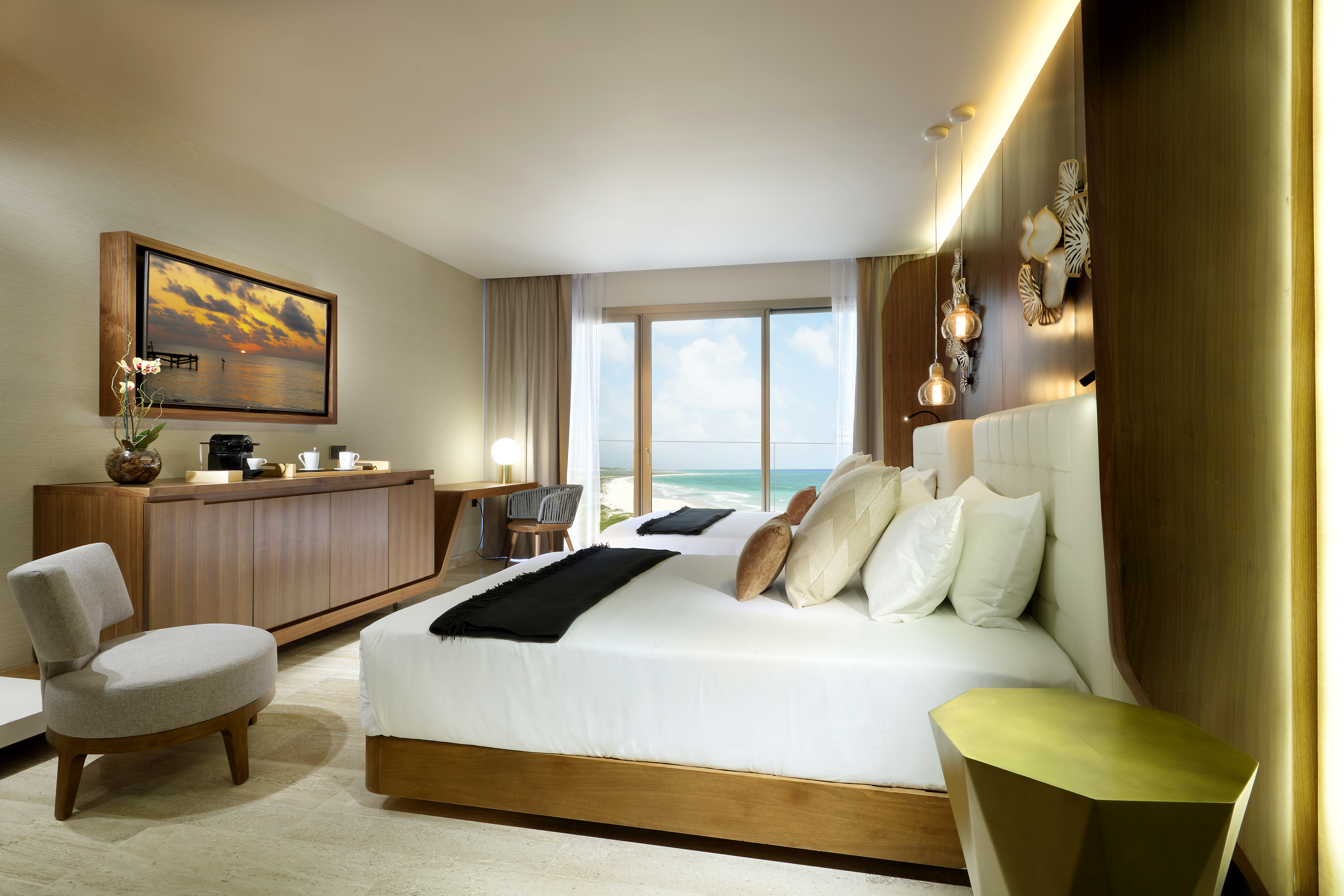 Guest room at the TRS Coral Costa Mujeres, a Registry Collection Hotel in Cancun, Other than US/Canada