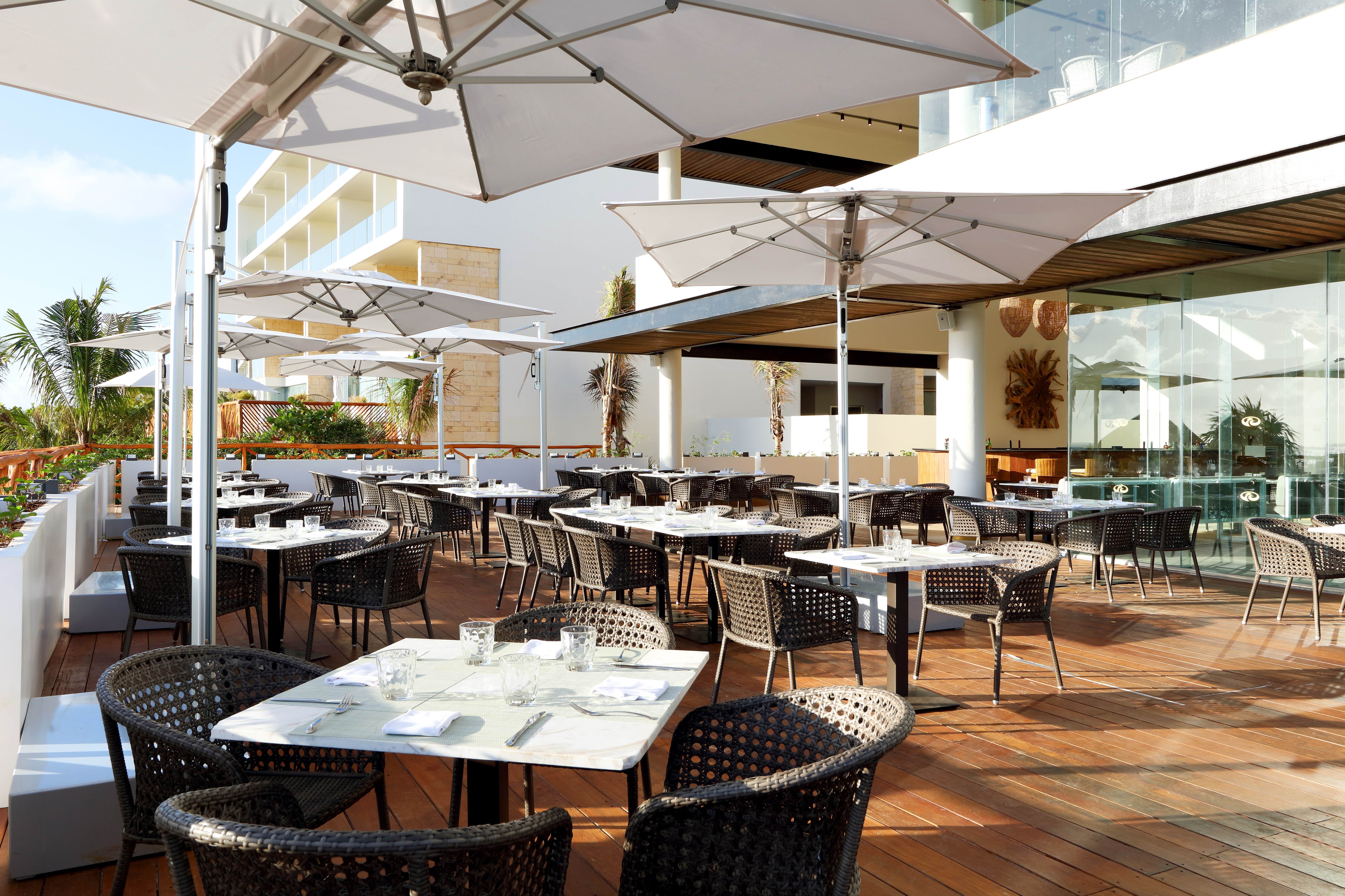 TRS Coral Costa Mujeres, a Registry Collection Hotel restaurant in Cancun, Other than US/Canada